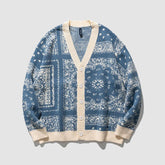 Vintage Cashew Blumenmuster Pullover